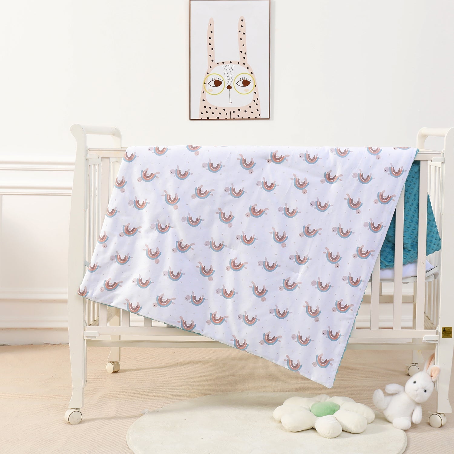 Couverture en Coton et Minky