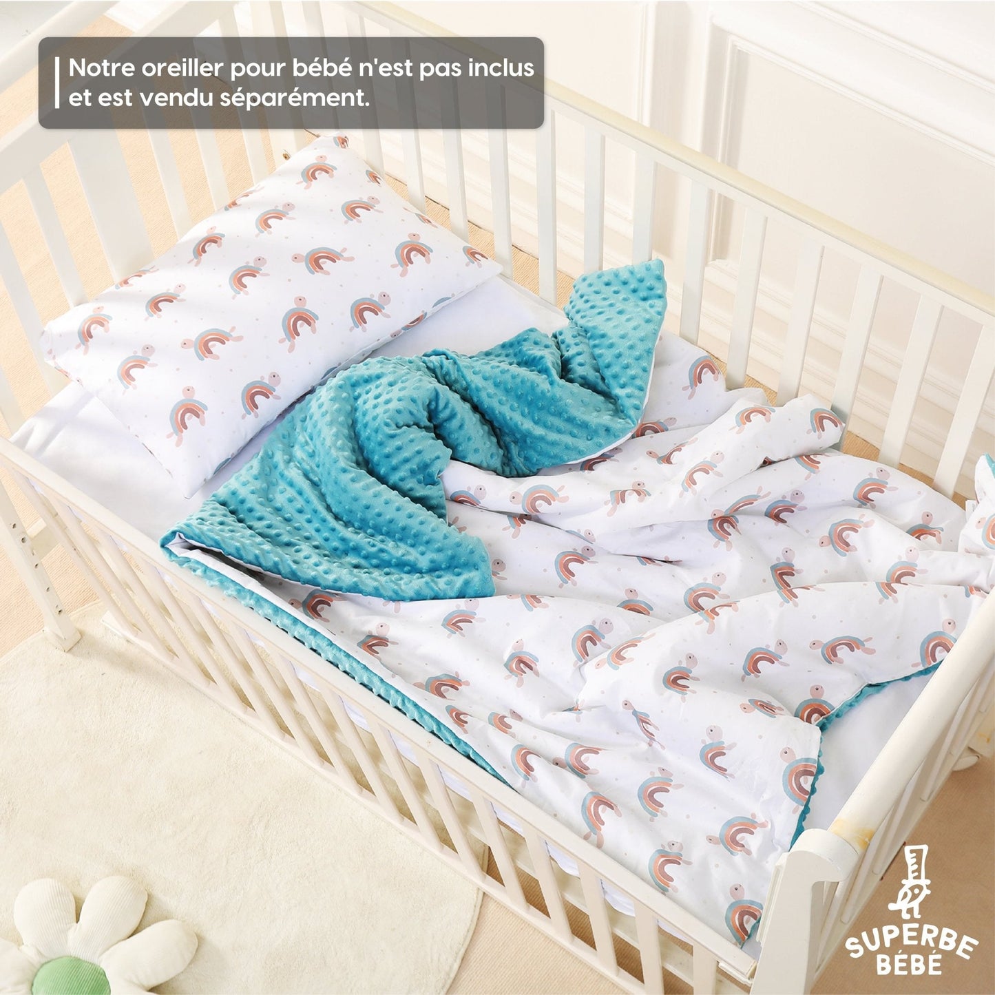 Couverture en Coton et Minky