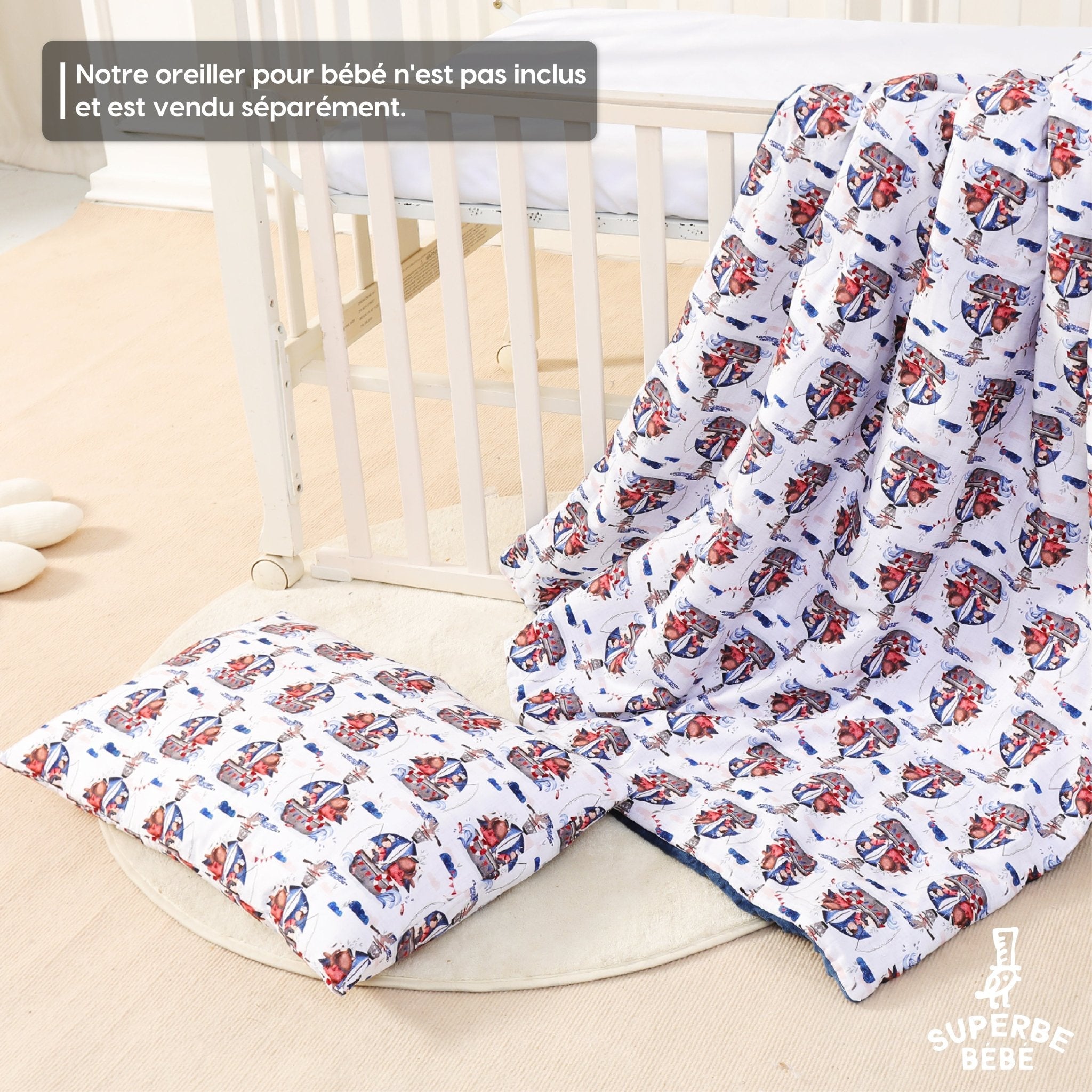 Couverture en Coton et Minky