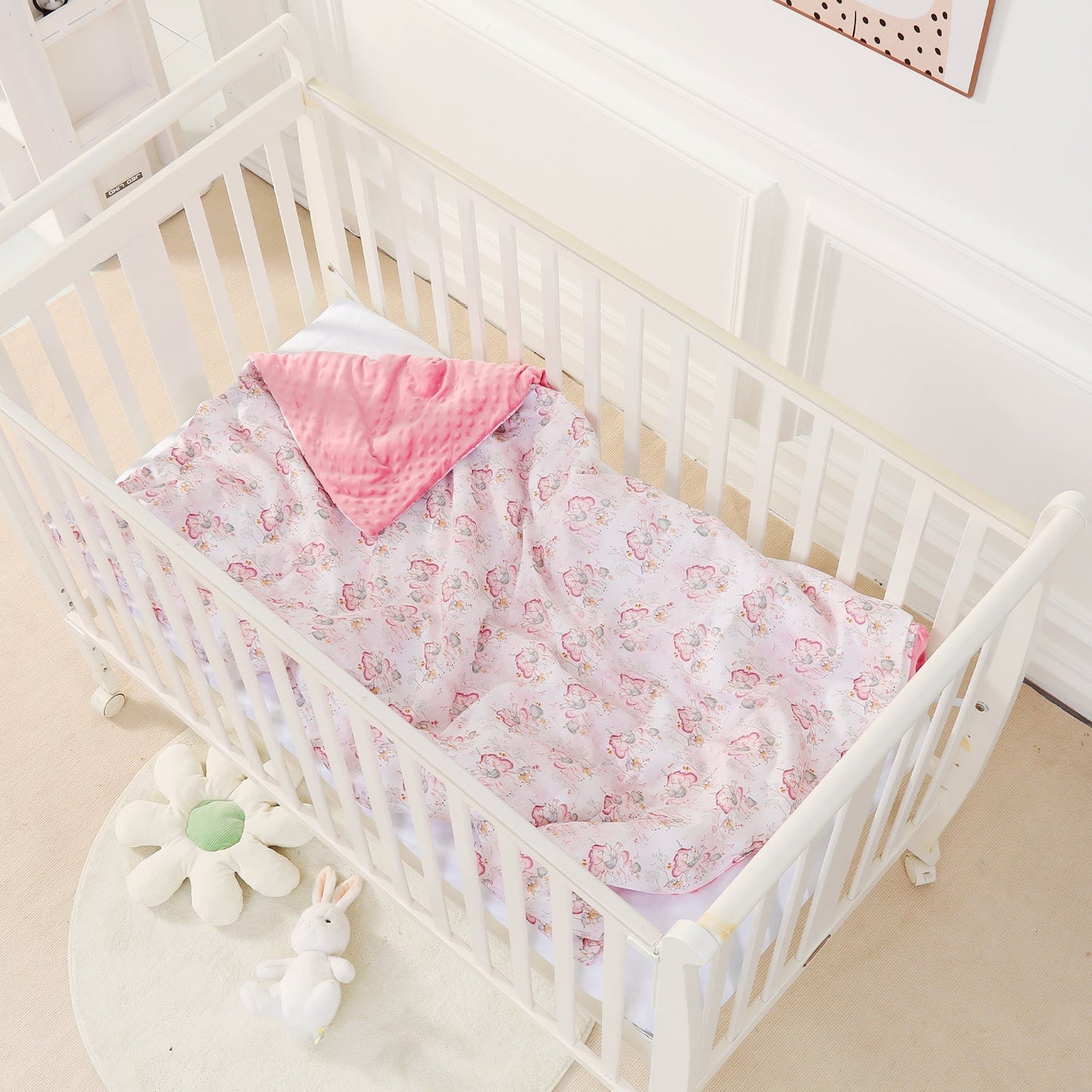 Couverture en Coton et Minky