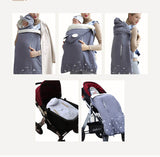 Sacco Termico Universale Invernale & Coperta per Passeggino (Pile Antivento)