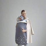 Sacco Termico Universale Invernale & Coperta per Passeggino (Pile Antivento)