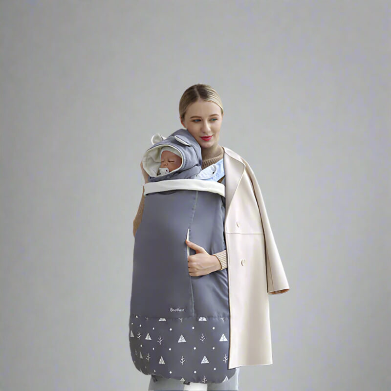 Sacco Termico Universale Invernale & Coperta per Passeggino (Pile Antivento)