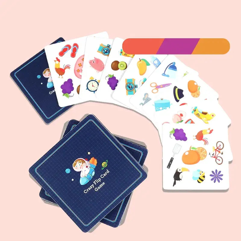 Crazy Flip Board Game Visual Concentration