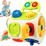 Cubo attività per neonati - Busy Cube di Attività Montessori 9 in 1