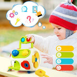 Cubo attività per neonati - Busy Cube di Attività Montessori 9 in 1