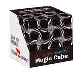 Boîte géométrique noire et blanche pour cube transformable antistress 70 formes puzzle anti-stress ultime