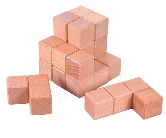 Cubo Soma Rompicapo in Legno