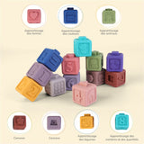 Cubes d'éveil à empiler avec son - Jeu d'éveil