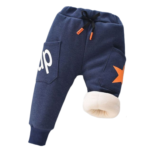 Kids' Fleece-Lined Jogging Bottoms