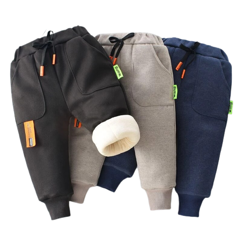 Kids' Fleece-Lined Jogging Bottoms