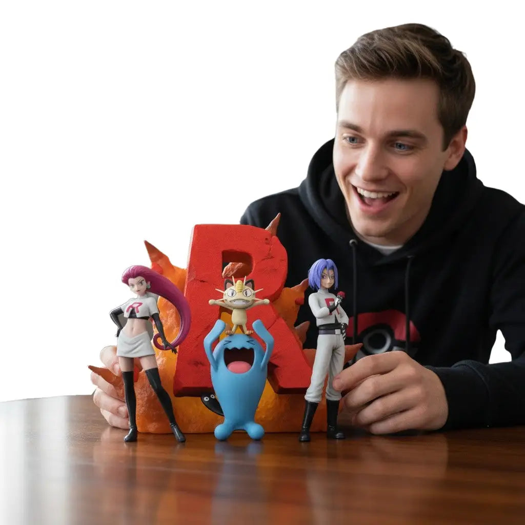 Decoration with 4 Pokemon Figures