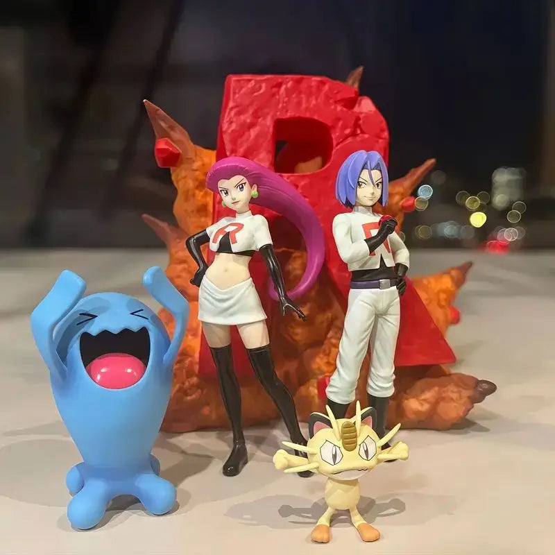 Decoration with 4 Pokemon Figures