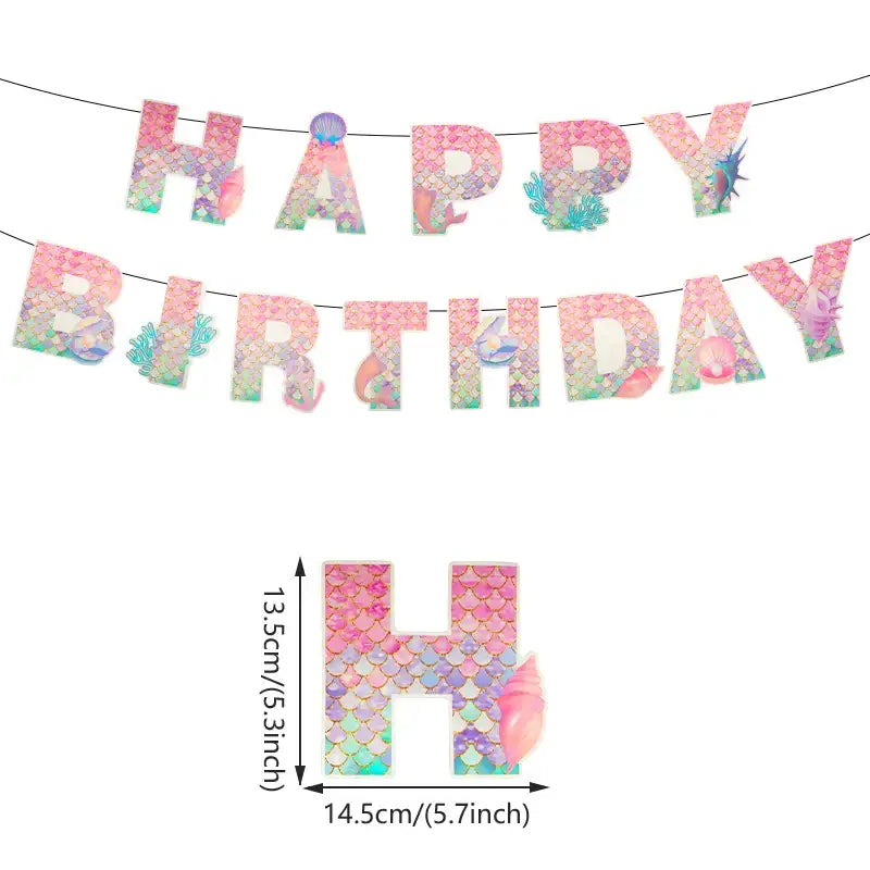 Mermaid Birthday Party Decorations for Girls