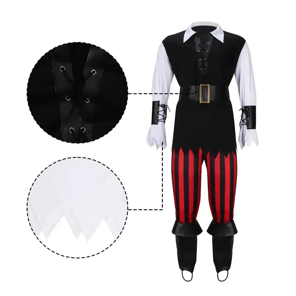 Men's Halloween Pirate Costume