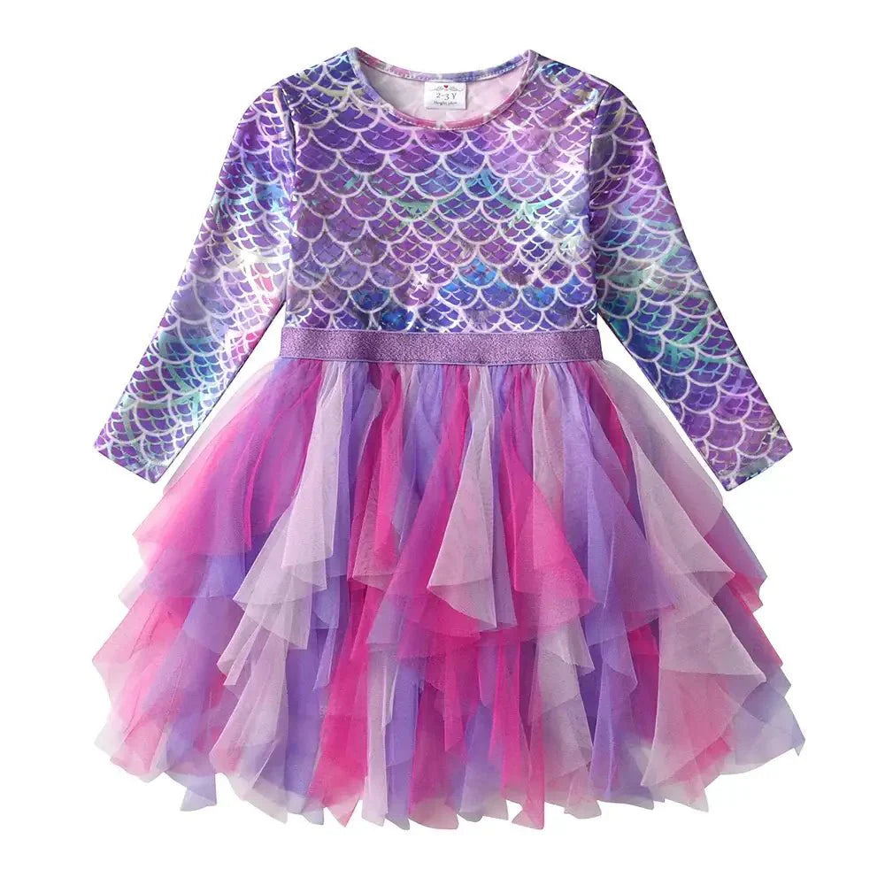 Kids Mermaid Dress Costume