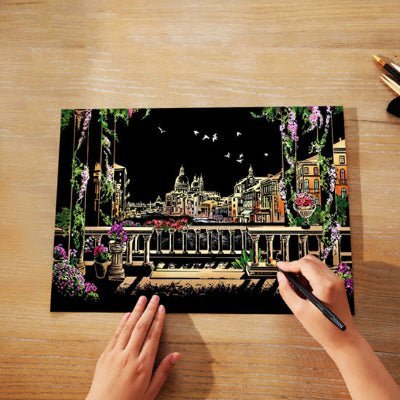 dessin magique - Papier à Gratter Artistique
