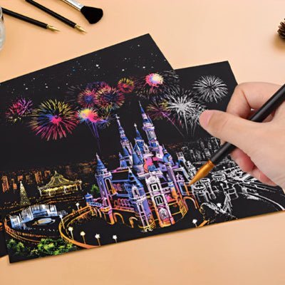 dessin magique - Papier à Gratter Artistique