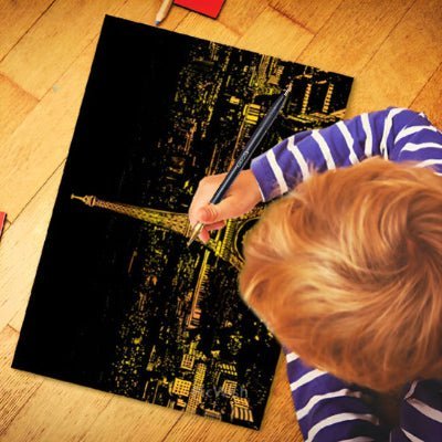 dessin magique - Papier à Gratter Artistique