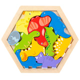 Puzzles Montessori Animaux Fruits et Véhicules