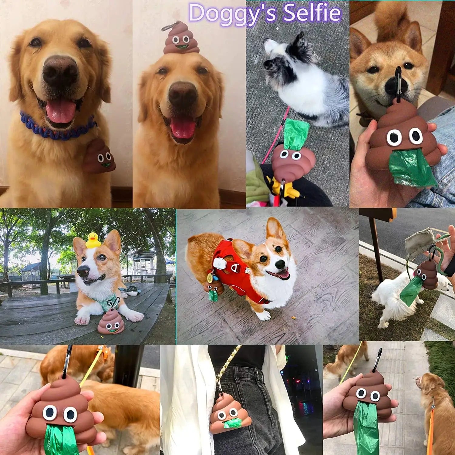 Dog waste bag dispenser