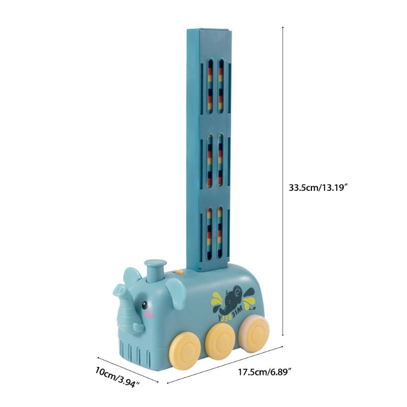Treno Automatico di Dominos (Giocattolo STEM per lo Sviluppo Cerebrale)