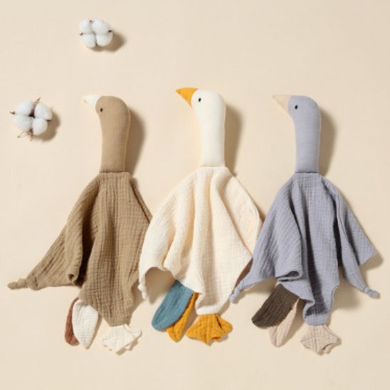 Baby lovey - Goose muslin lovey