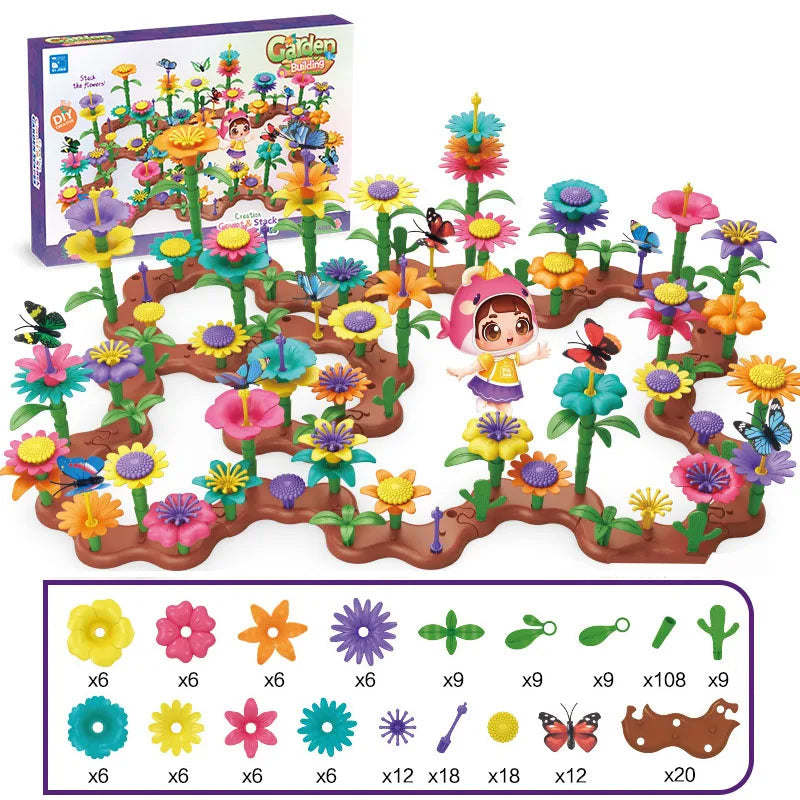 Gioco di Costruzione Giardino di Fiori