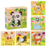 Cubo puzzle per bambini in legno