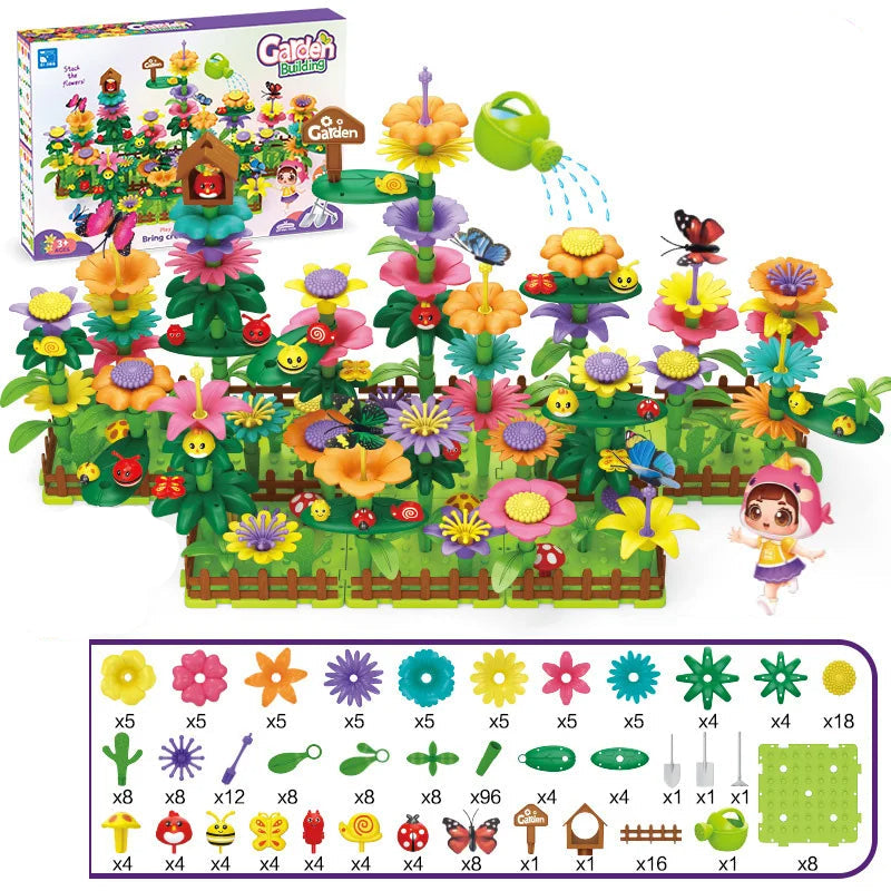 Gioco di Costruzione Giardino di Fiori