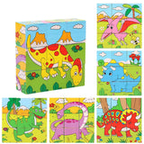 Cubo puzzle per bambini in legno