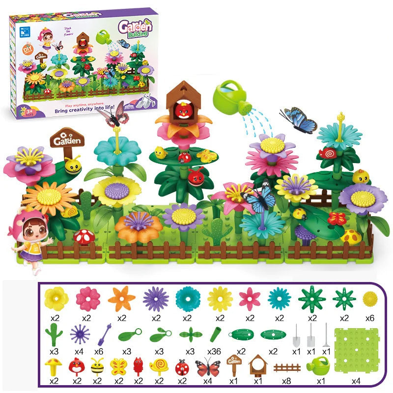 Gioco di Costruzione Giardino di Fiori