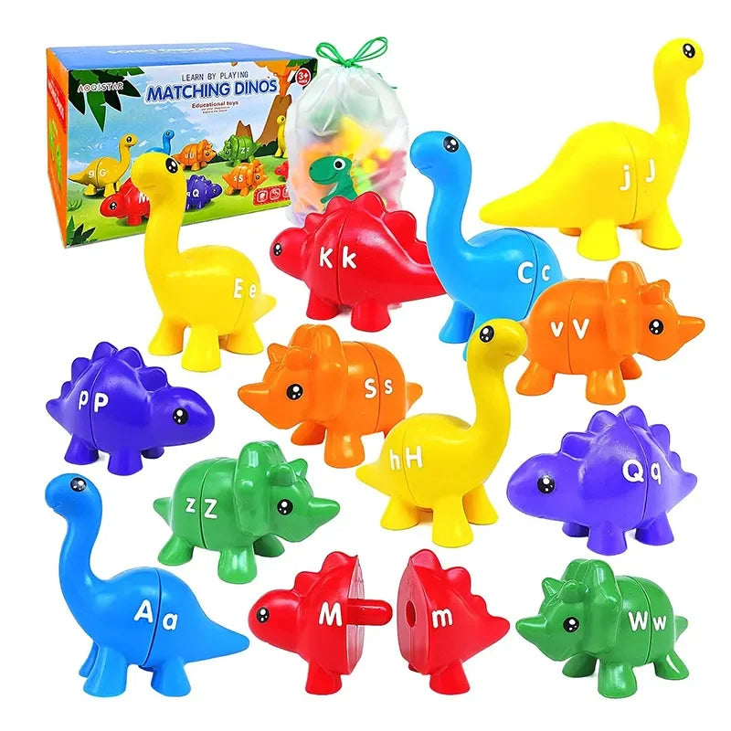 Jouet Montessori Dinosaures Alphabet