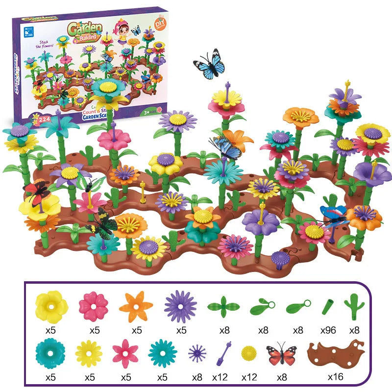 Gioco di Costruzione Giardino di Fiori