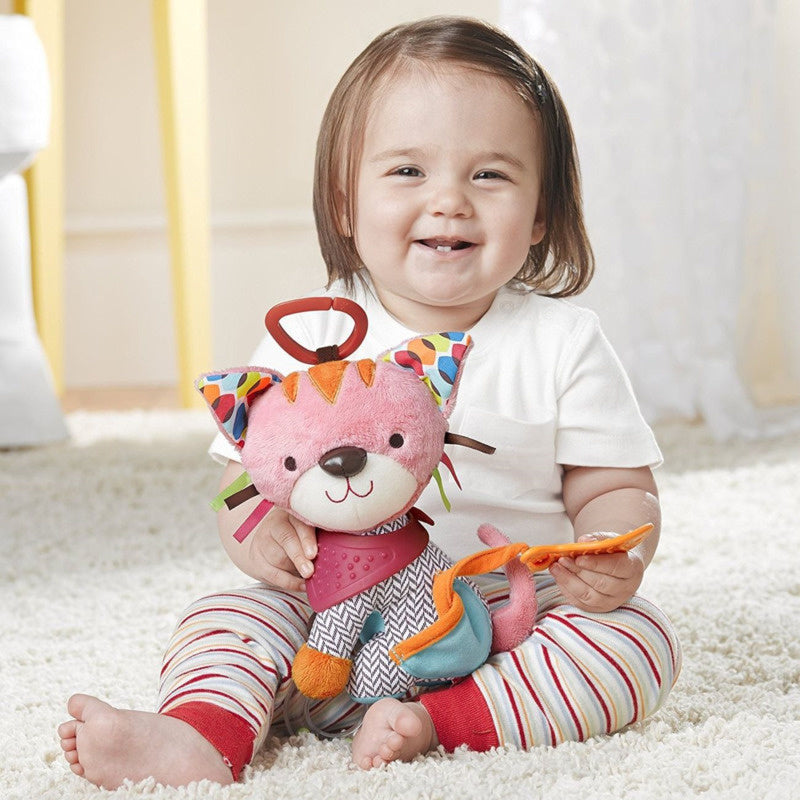 Sonaglio in Peluche con Anello da Dentizione