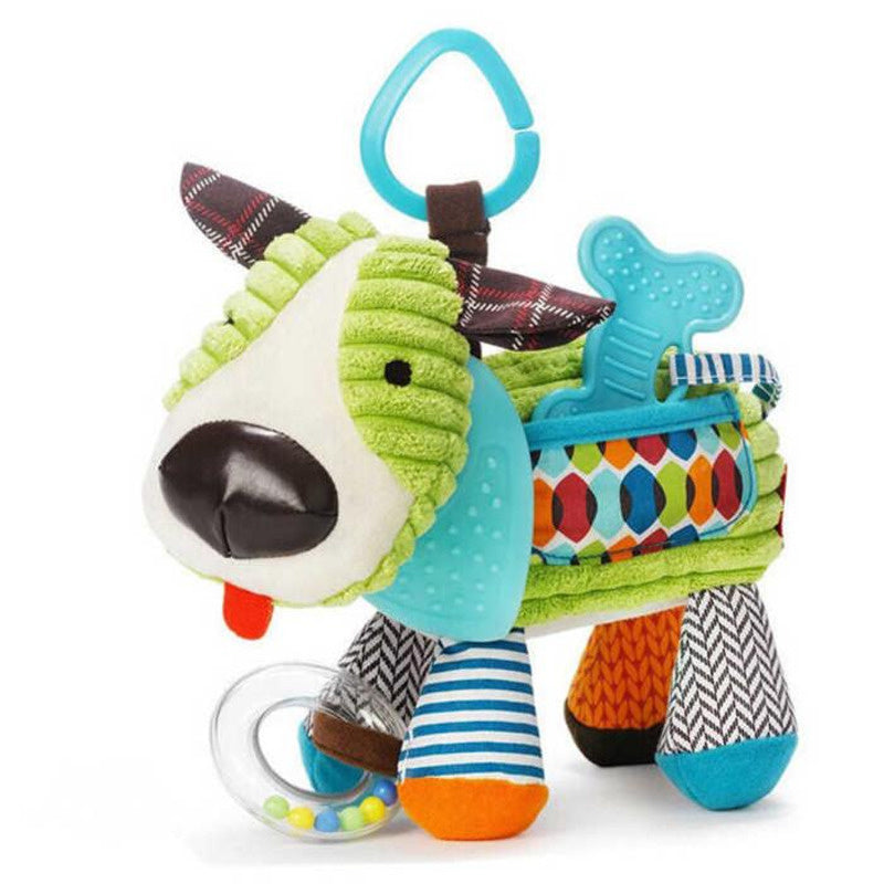 Sonaglio in Peluche con Anello da Dentizione