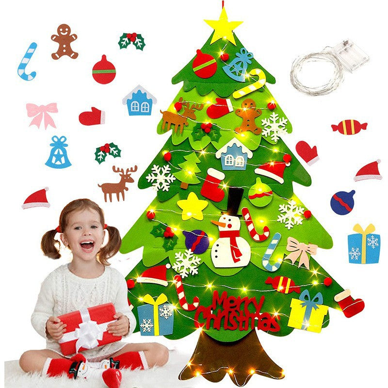 Albero di Natale in feltro per bambini