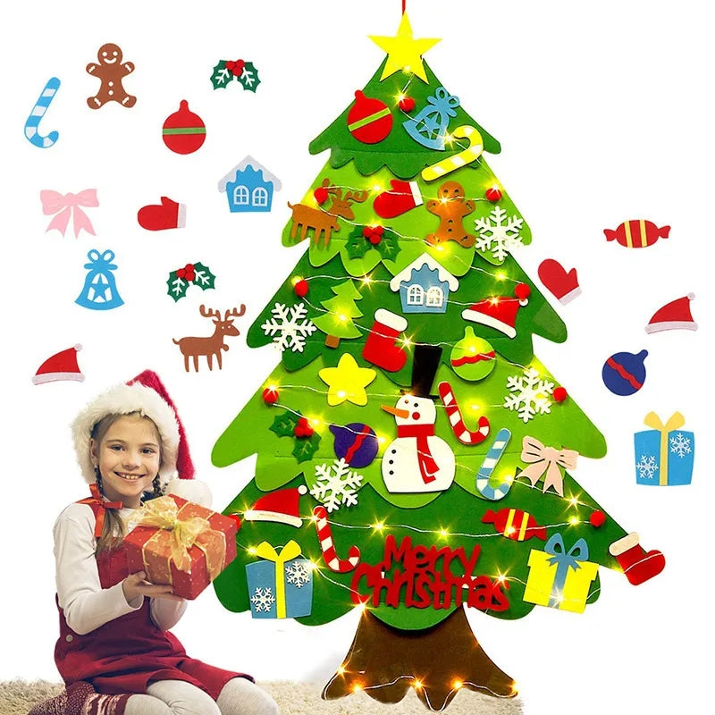 Albero di Natale in feltro per bambini