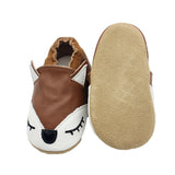 Chaussons Bébé en Cuir Souple
