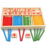 Bâton de Calcul Montessori en Bois