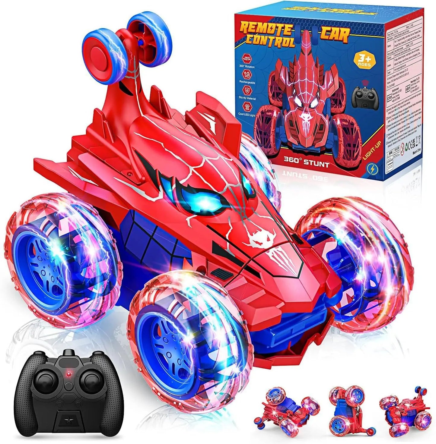 Voiture Télécommandée Spider-Man Enfant