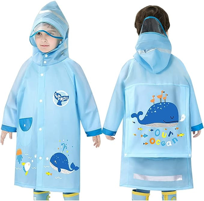 Poncho Antipioggia per Bambini e Bambine