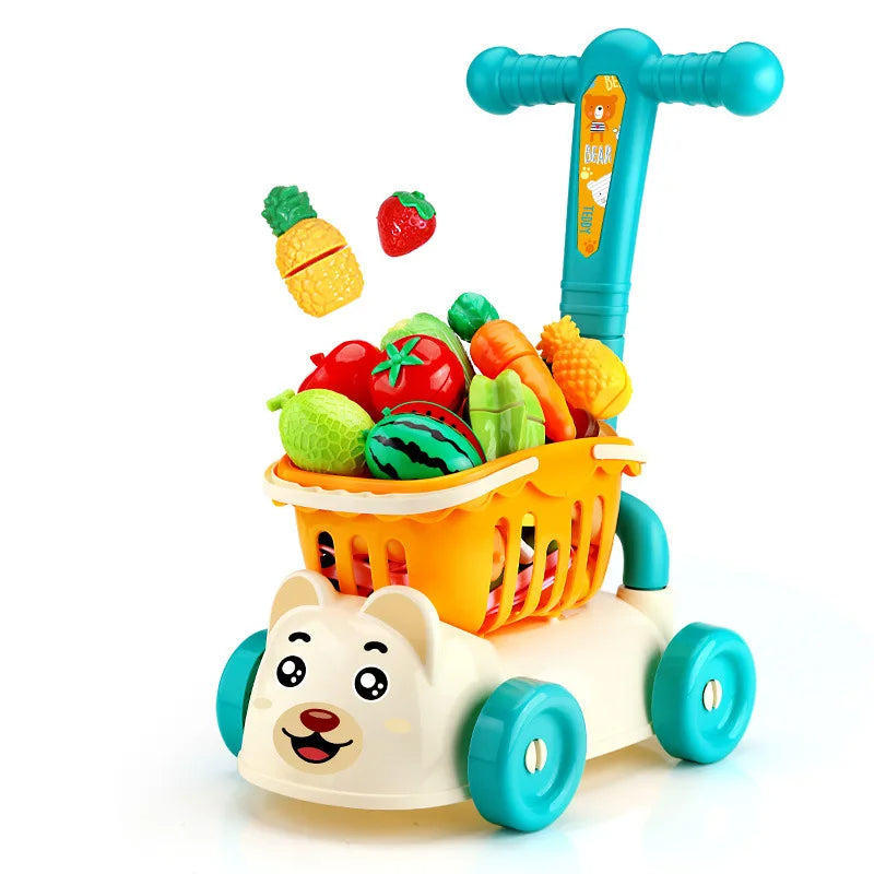 Giocattolo Carrello della Spesa Frutta e Verdura
