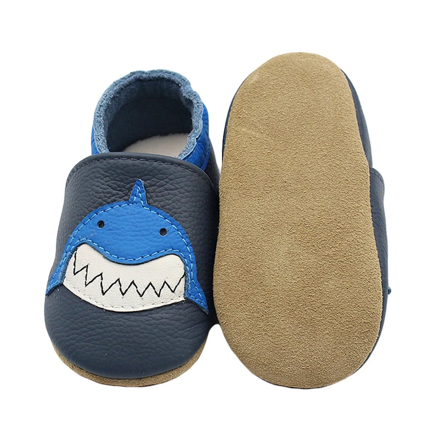 Chaussons Bébé en Cuir Souple