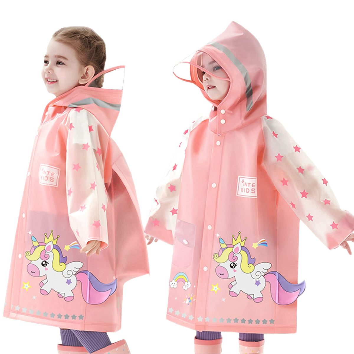 Poncho Antipioggia per Bambini e Bambine