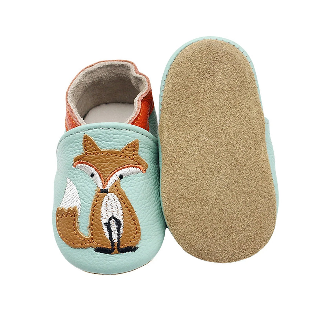 Chaussons Bébé en Cuir Souple