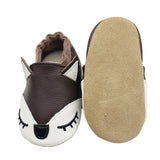Chaussons Bébé en Cuir Souple