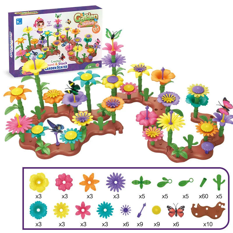 Gioco di Costruzione Giardino di Fiori