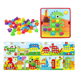 Jeu Montessori Mosaïque à Picots
