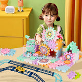 Educational Gear Building Set - Building Blocks - ImagineBlock Wonderland™